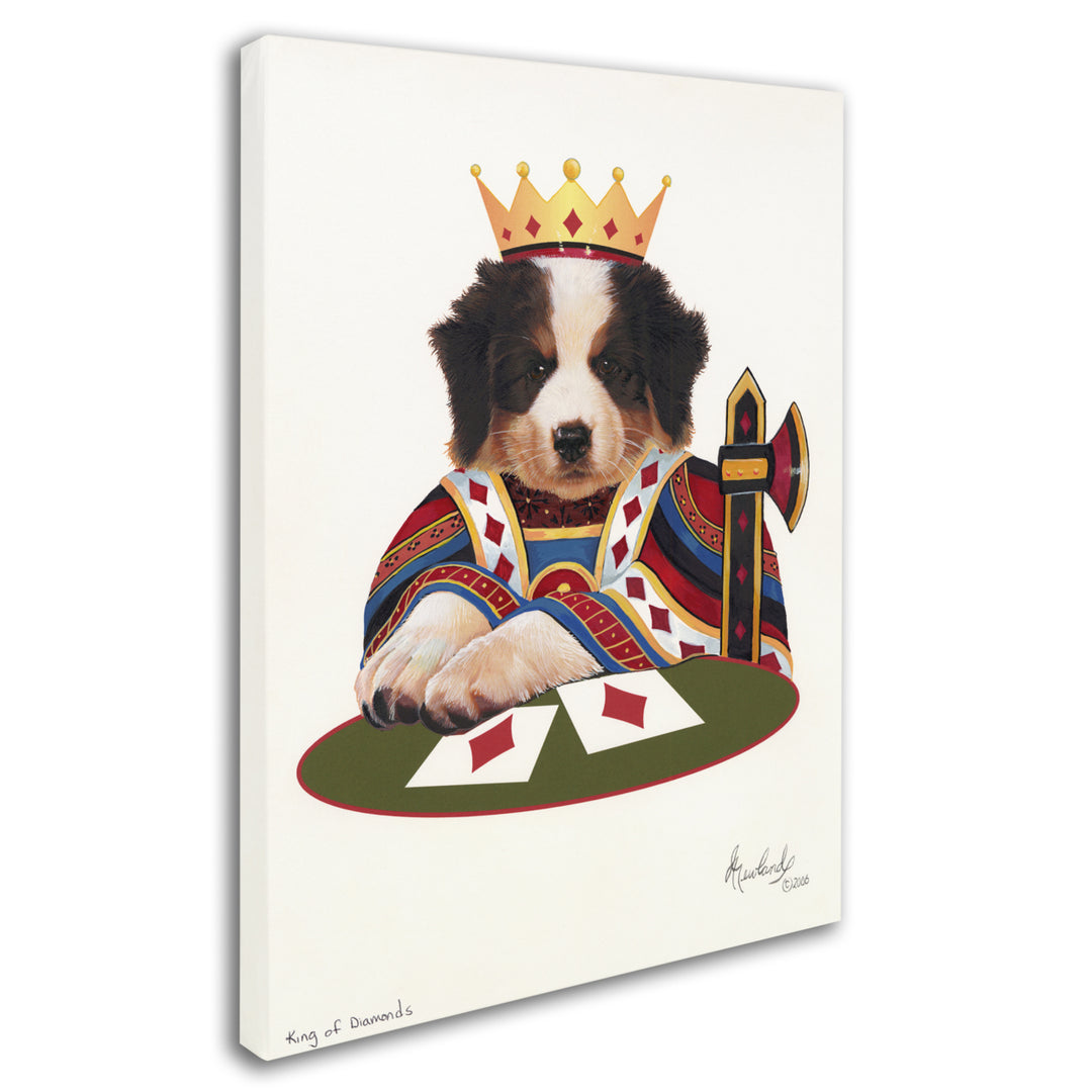 Jenny Newland King Of Diamonds 14 x 19 Canvas Art Image 3