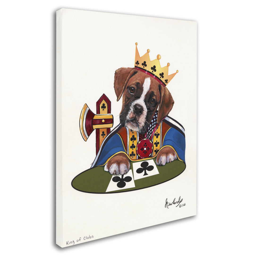 Jenny Newland King Of Clubs 14 x 19 Canvas Art Image 3