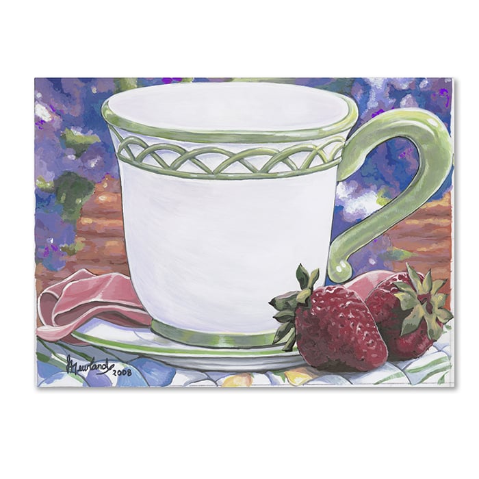 Jenny Newland Tea Party Bear 2 14 x 19 Canvas Art Image 1