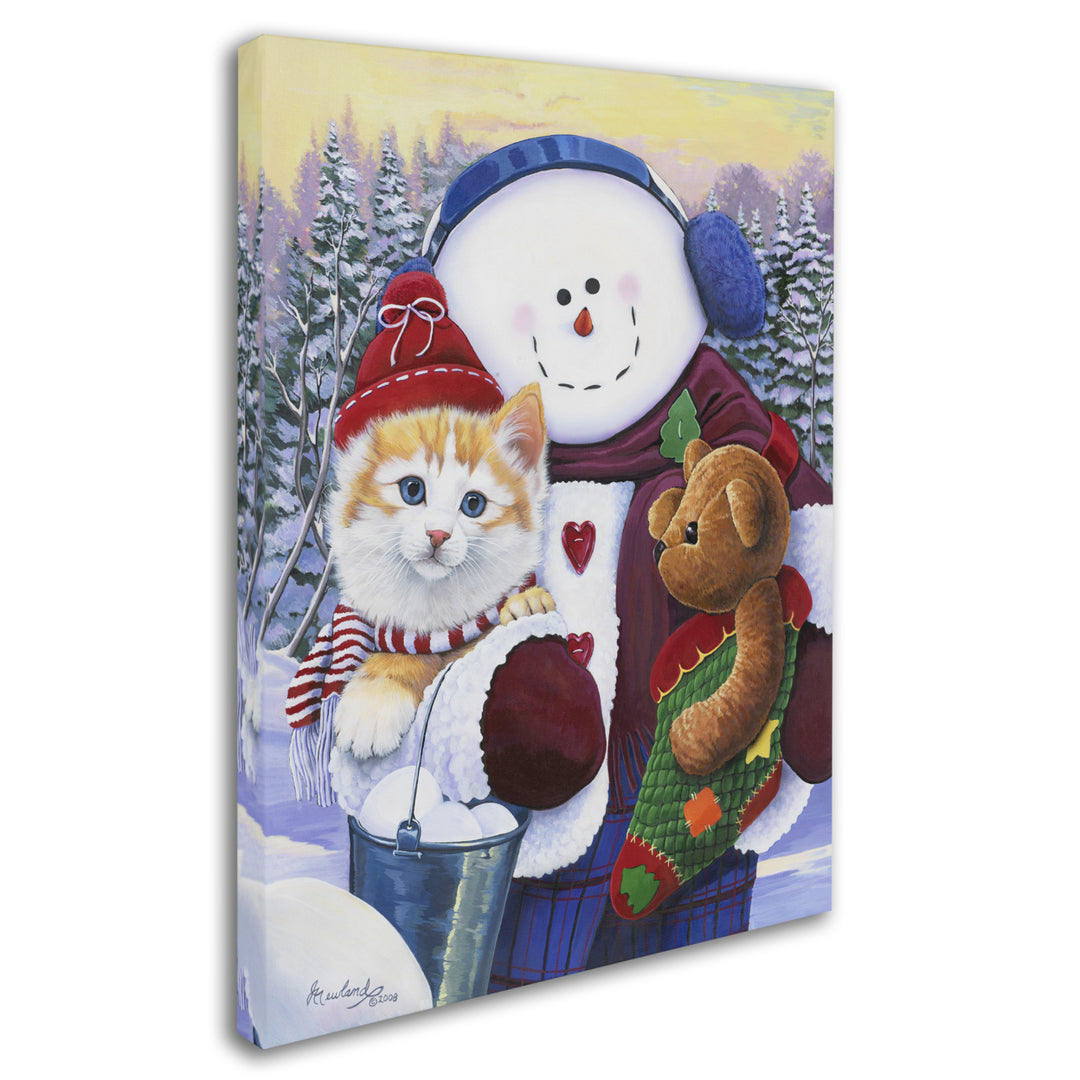 Jenny Newland Winter Wonder Pals 14 x 19 Canvas Art Image 3