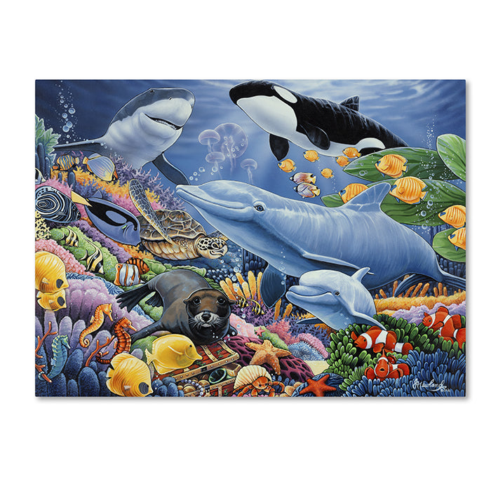 Jenny Newland Sealife 14 x 19 Canvas Art Image 1