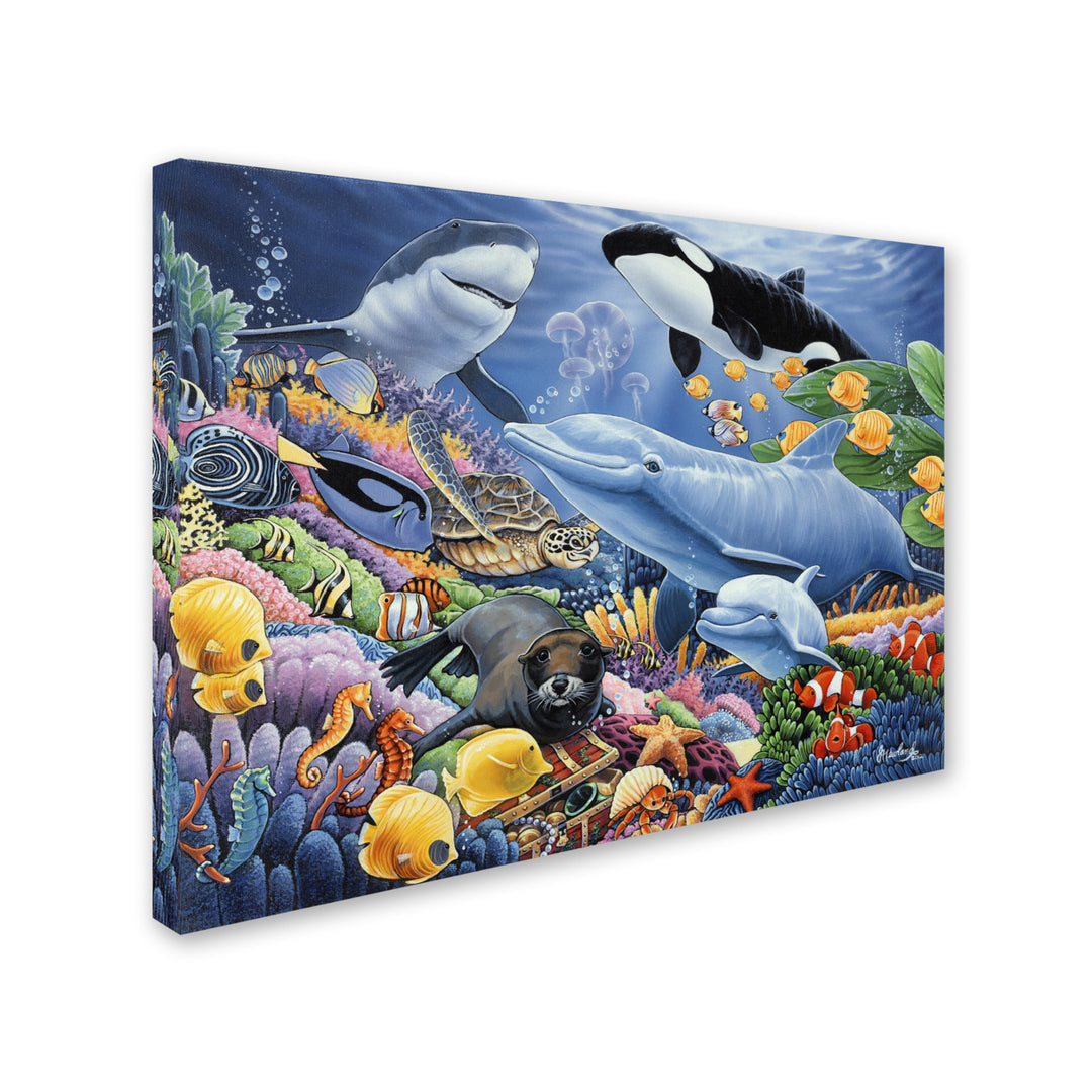 Jenny Newland Sealife 14 x 19 Canvas Art Image 3