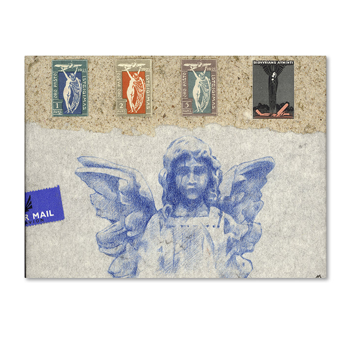 Nick Bantock Blue Angel 14 x 19 Canvas Art Image 1