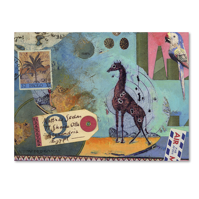 Nick Bantock Giraffe 14 x 19 Canvas Art Image 1