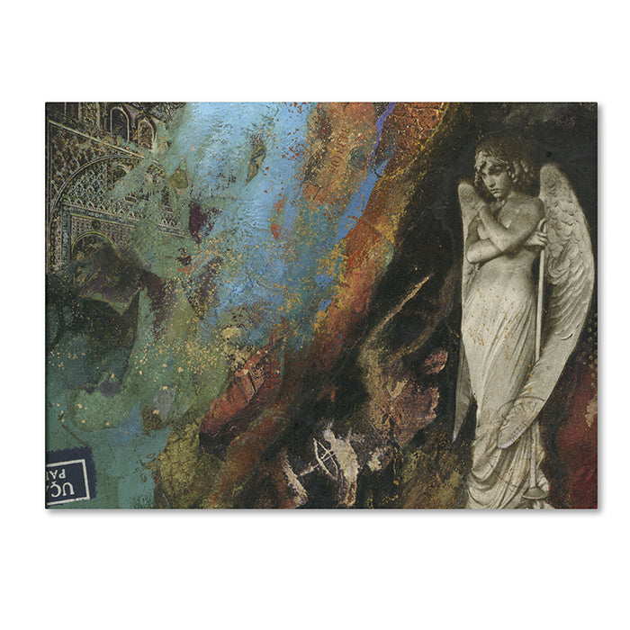 Nick Bantock Green Angel 14 x 19 Canvas Art Image 1