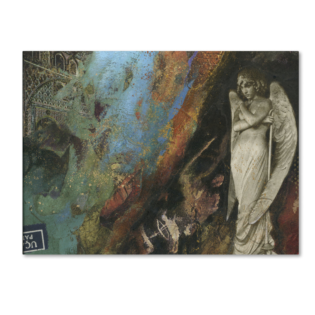 Nick Bantock Green Angel 14 x 19 Canvas Art Image 2