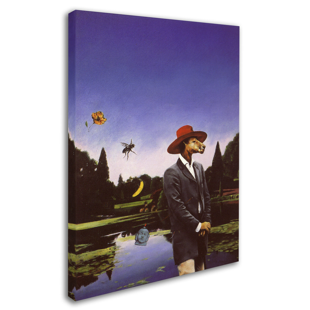 Nick Bantock Kangaroo Hat 14 x 19 Canvas Art Image 3