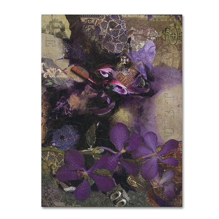 Nick Bantock Purple Botanical 14 x 19 Canvas Art Image 1