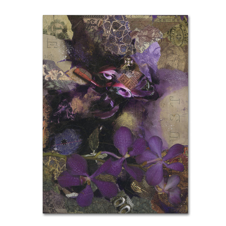 Nick Bantock Purple Botanical 14 x 19 Canvas Art Image 2