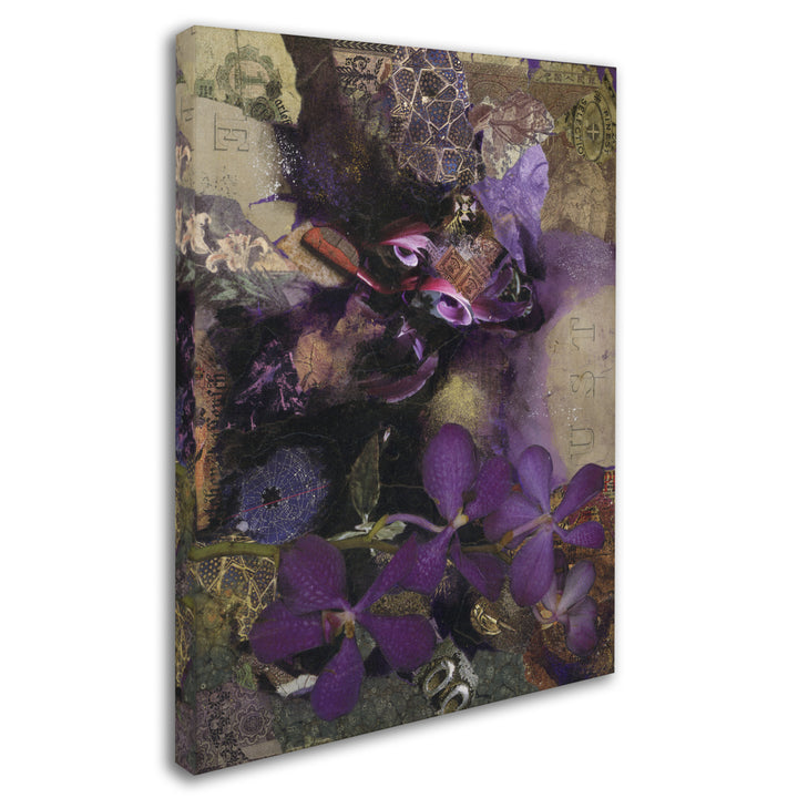 Nick Bantock Purple Botanical 14 x 19 Canvas Art Image 3