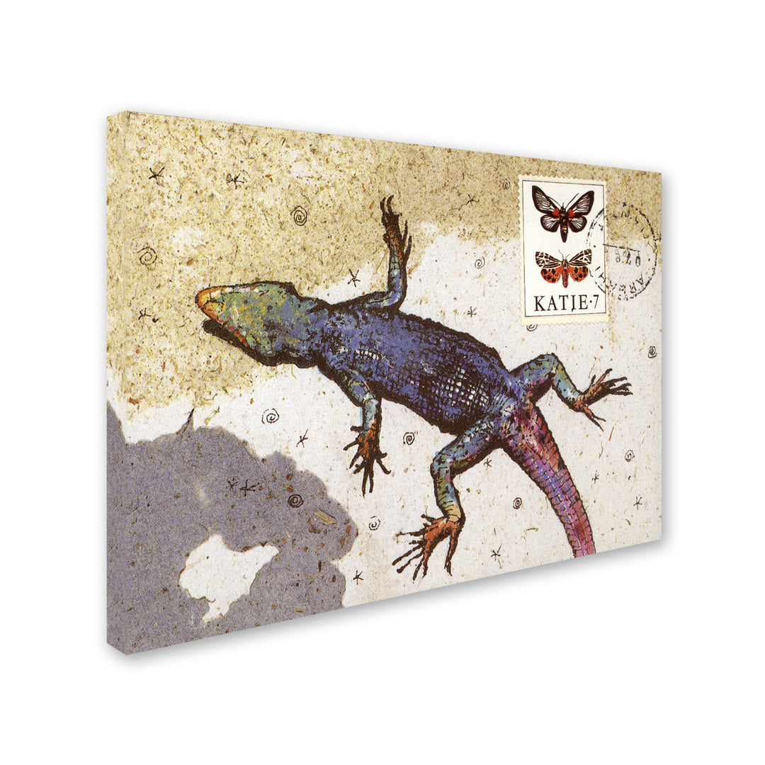 Nick Bantock Rainbow Lizard 14 x 19 Canvas Art Image 3