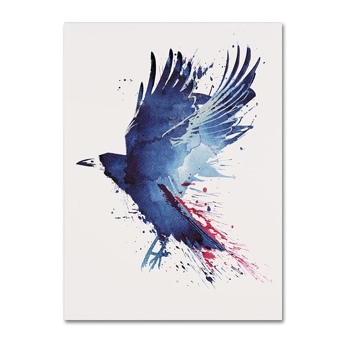 Robert Farkas Bloody Crow 14 x 19 Canvas Art Image 1