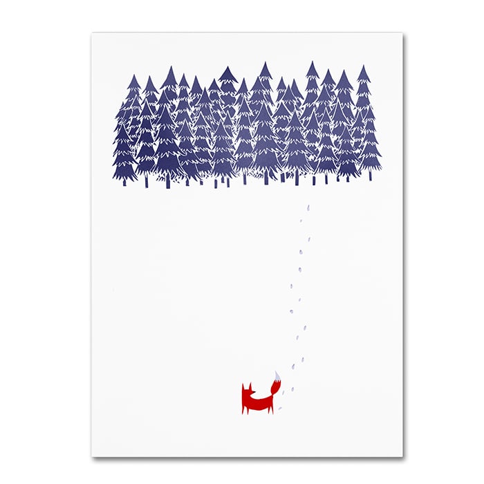 Robert Farkas Alone In The Forest 14 x 19 Canvas Art Image 1