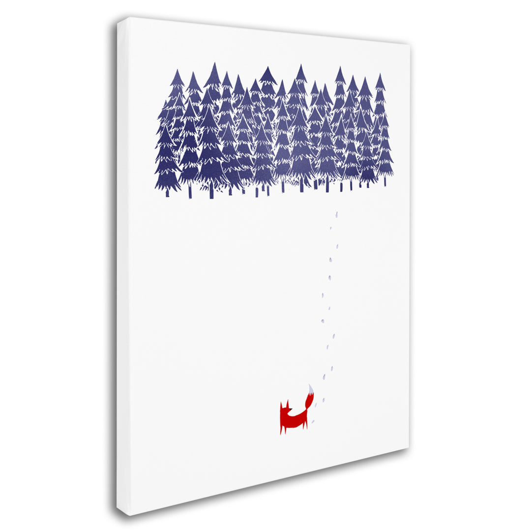 Robert Farkas Alone In The Forest 14 x 19 Canvas Art Image 3