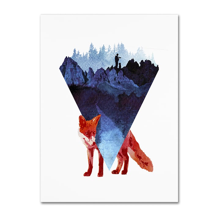 Robert Farkas Risky Road 14 x 19 Canvas Art Image 1