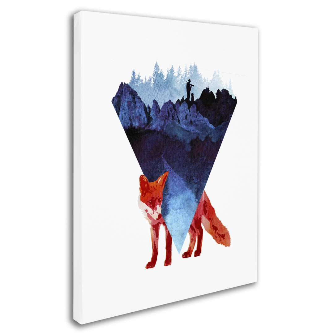 Robert Farkas Risky Road 14 x 19 Canvas Art Image 3