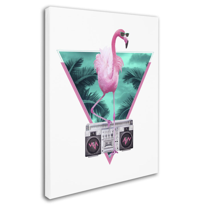 Robert Farkas Miami Flamingo 14 x 19 Canvas Art Image 3