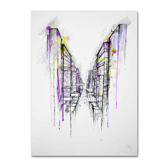 Marc Allante This City Sleeps 14 x 19 Canvas Art Image 1