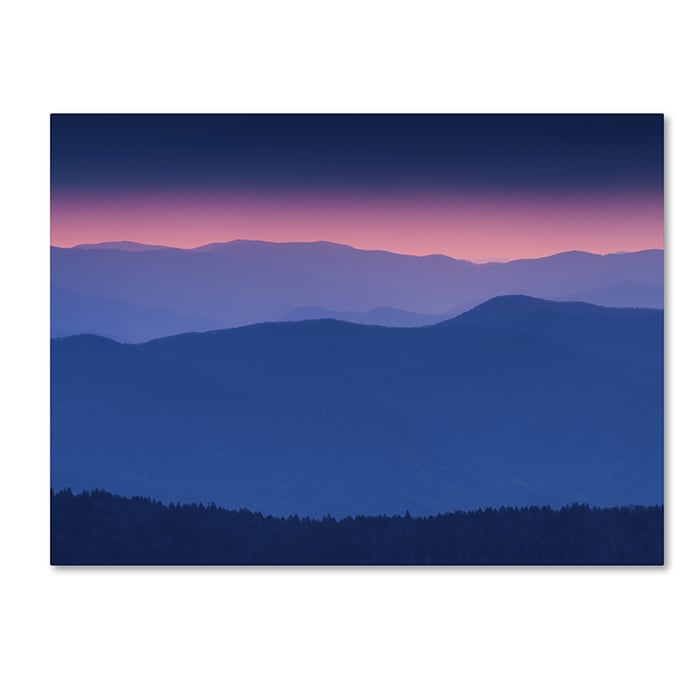 Michael Blanchette Photography Purple Mountains 14 x 19 Canvas Art Image 1