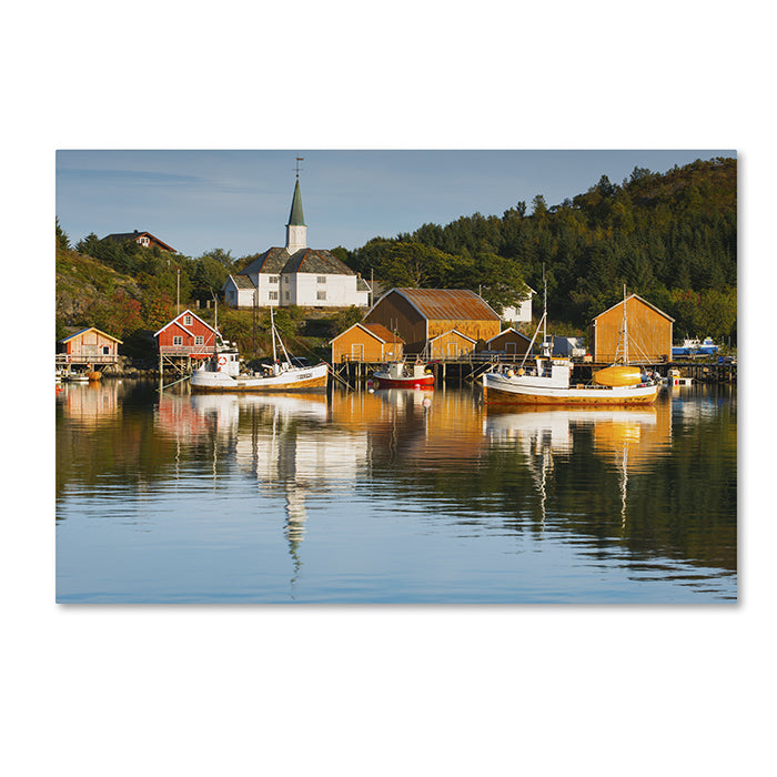 Michael Blanchette Photography Harbor at Rest 14 x 19 Canvas Art Image 1