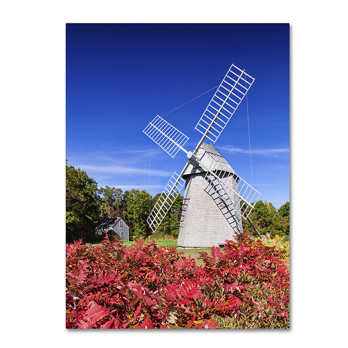 Michael Blanchette Photography Higgins Windmill 14 x 19 Canvas Art Image 1