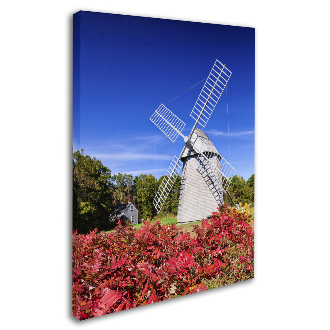 Michael Blanchette Photography Higgins Windmill 14 x 19 Canvas Art Image 3