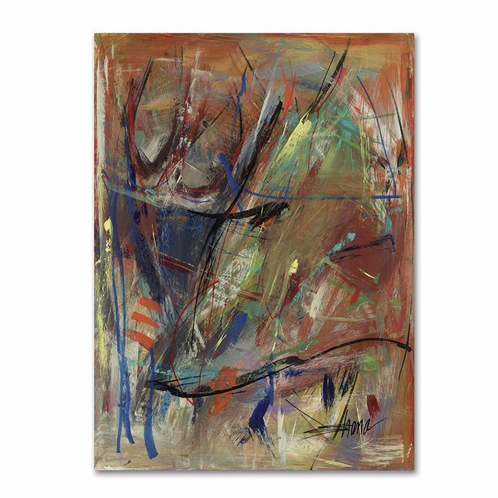 Shana Doumingez Bright Swoon 14 x 19 Canvas Art Image 1