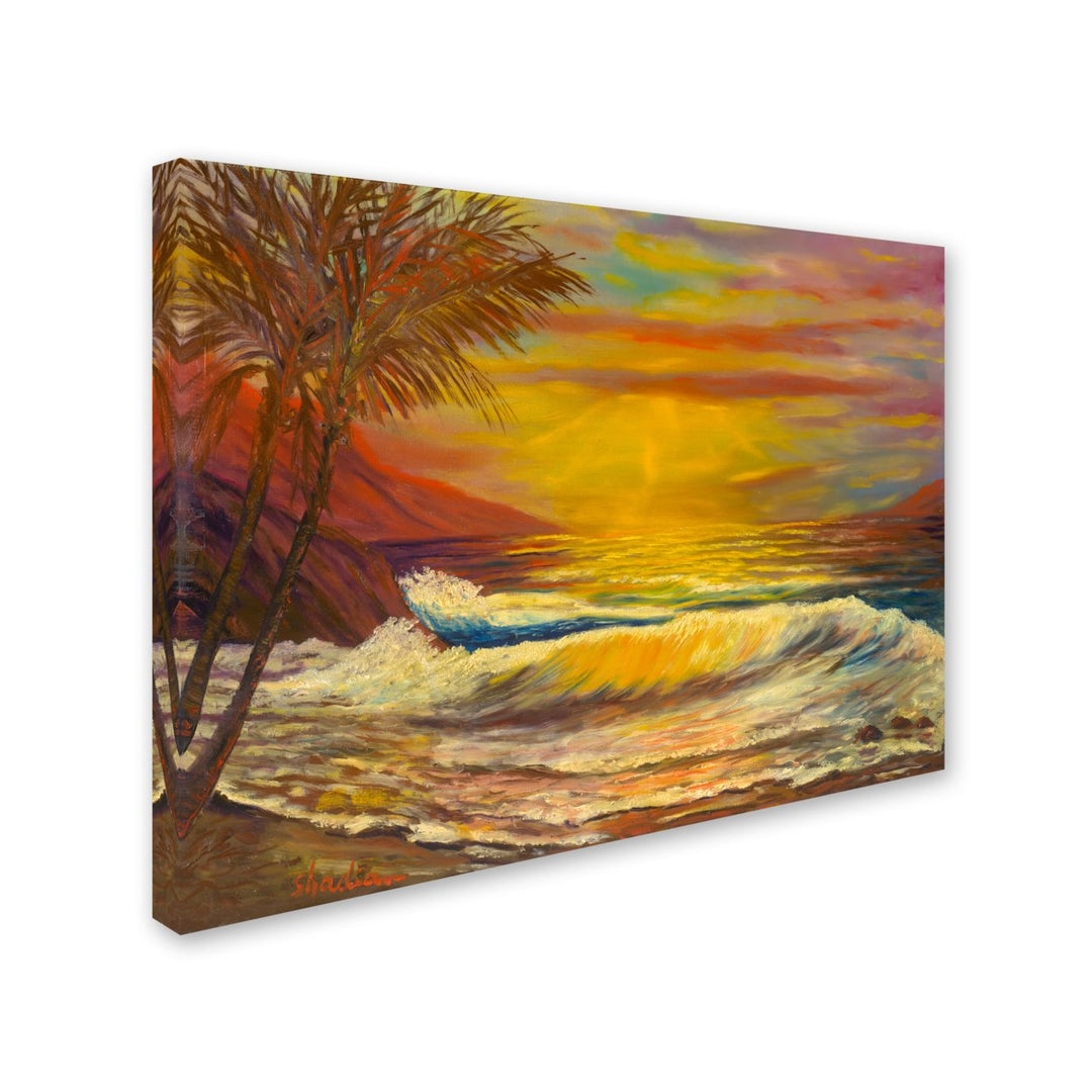 Manor Shadian A Tropical Lagoon 14 x 19 Canvas Art Image 3