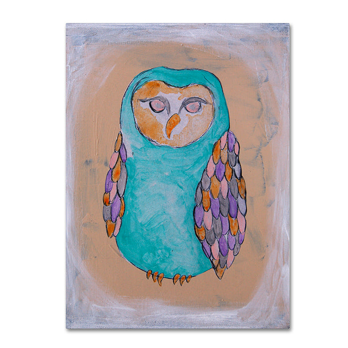 Nicole Dietz Owl II 14 x 19 Canvas Art Image 1