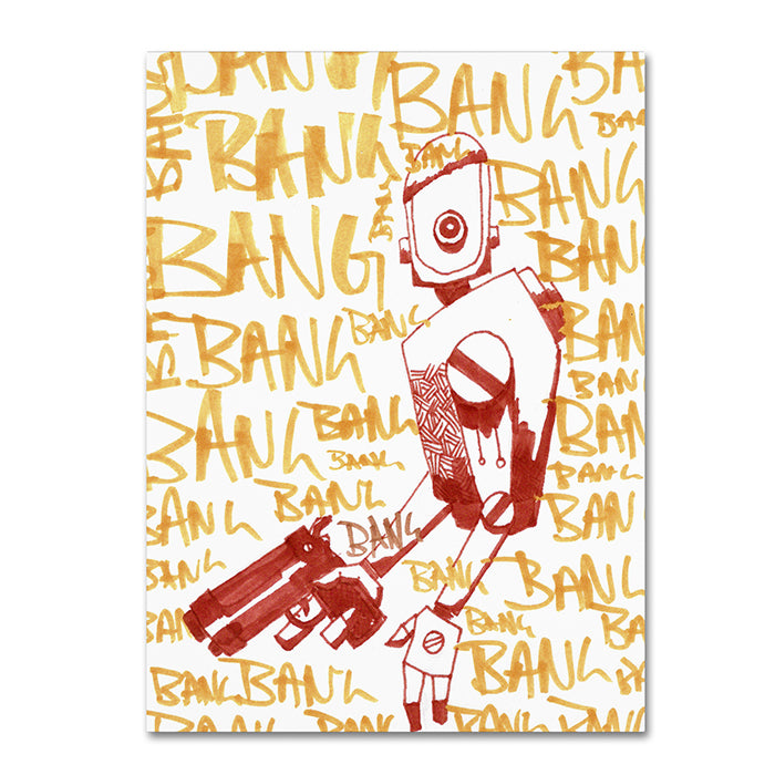 Craig Snodgrass Bang Bang Bang 14 x 19 Canvas Art Image 1