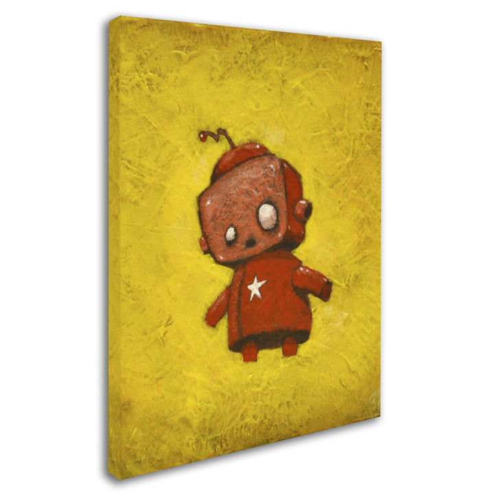 Craig Snodgrass Red Robot Star 14 x 19 Canvas Art Image 3