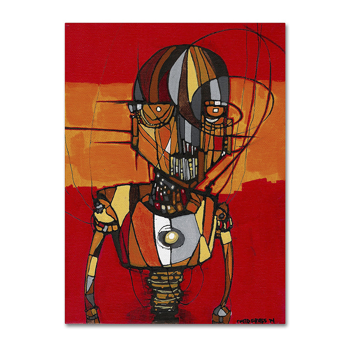 Craig Snodgrass Segmented Man III 14 x 19 Canvas Art Image 1