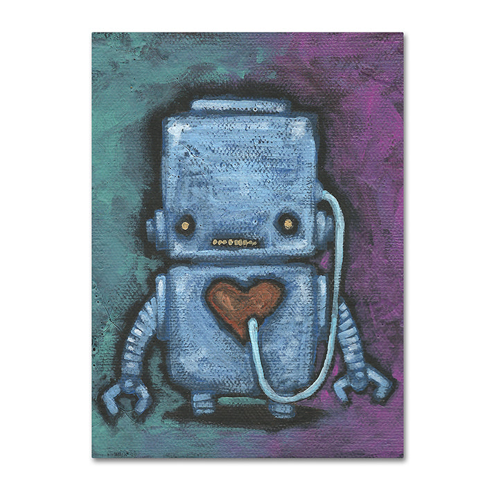 Craig Snodgrass Weebot-Heart 14 x 19 Canvas Art Image 1