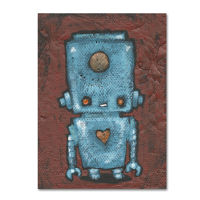 Craig Snodgrass Wee-Bot-Blue 14 x 19 Canvas Art Image 1