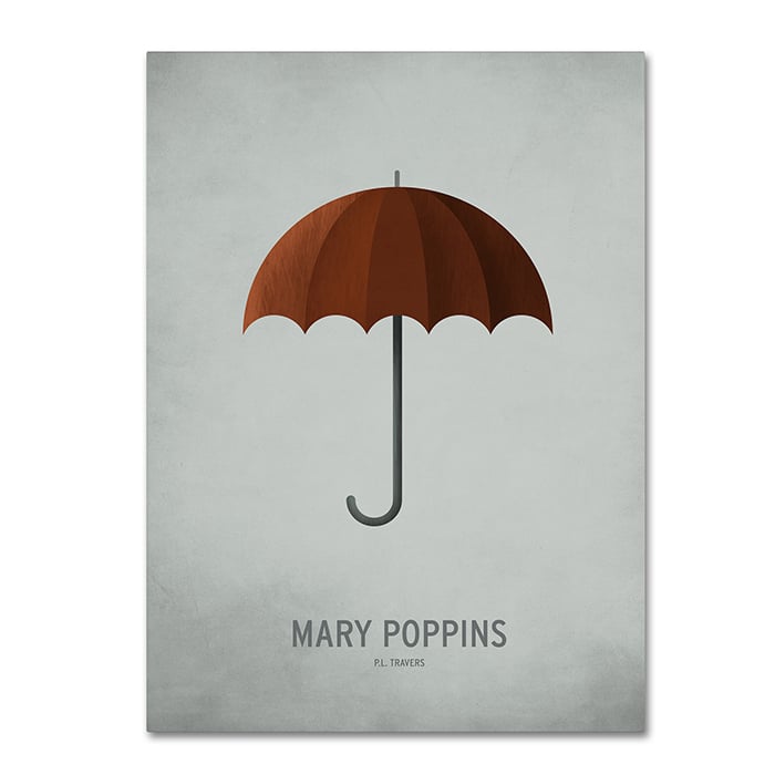 Christian Jackson Mary Poppins 14 x 19 Canvas Art Image 1