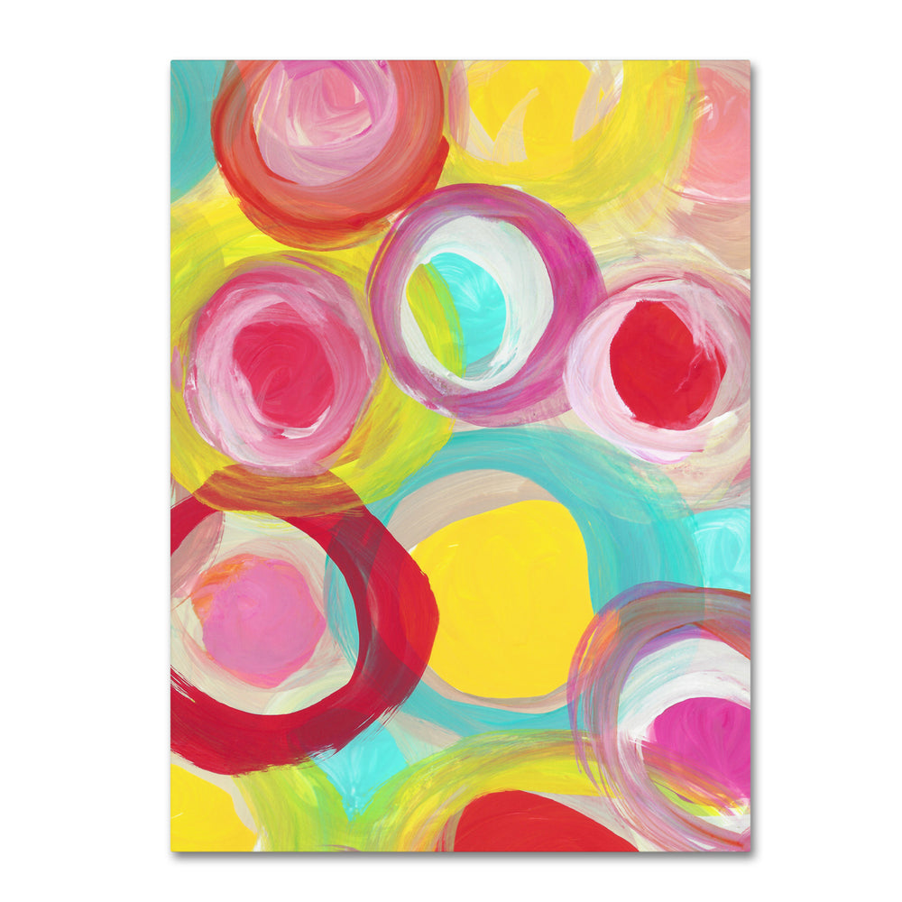 Amy Vangsgard Colorful Sun Circles Vertical 1 14 x 19 Canvas Art Image 2