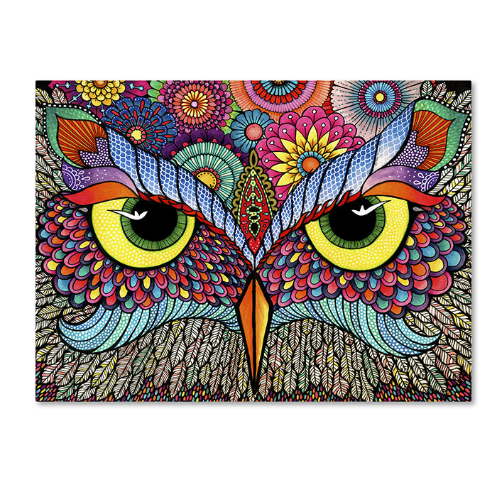 Hello Angel Owl Face 14 x 19 Canvas Art Image 1