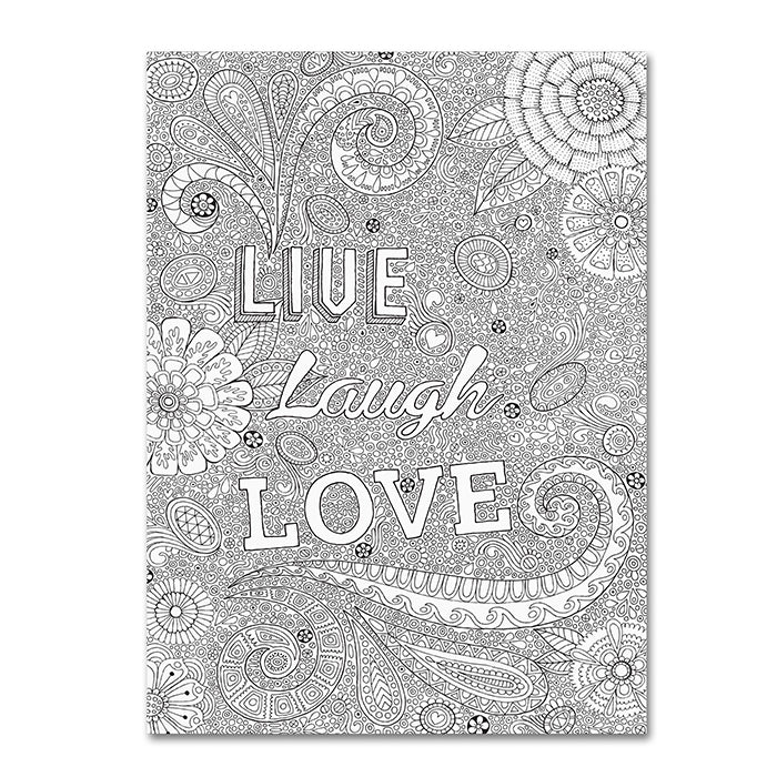 Hello Angel Live Laugh Love 14 x 19 Canvas Art Image 1