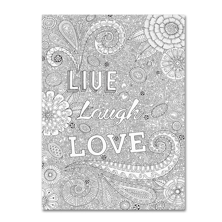 Hello Angel Live Laugh Love 14 x 19 Canvas Art Image 2