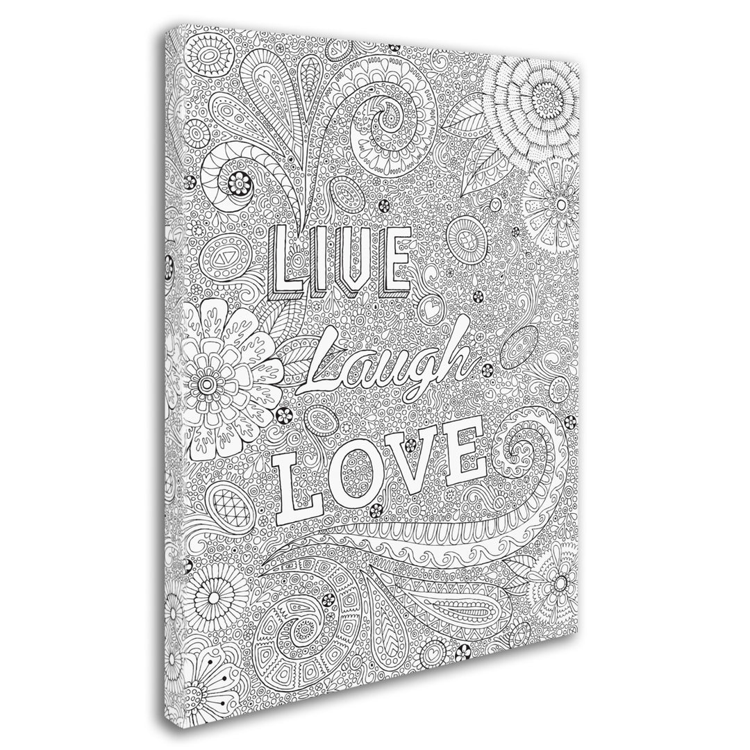 Hello Angel Live Laugh Love 14 x 19 Canvas Art Image 3