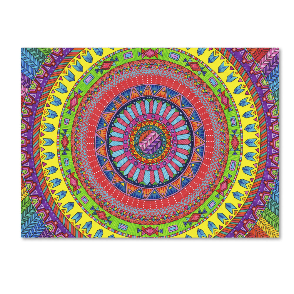 Hello Angel Aztec Rainbow 14 x 19 Canvas Art Image 2