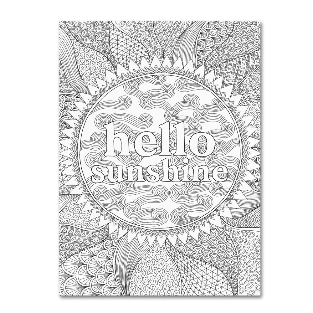 Hello Angel Hello Sunshine 14 x 19 Canvas Art Image 2