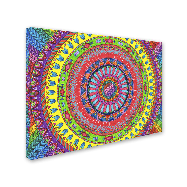 Hello Angel Aztec Rainbow 14 x 19 Canvas Art Image 3