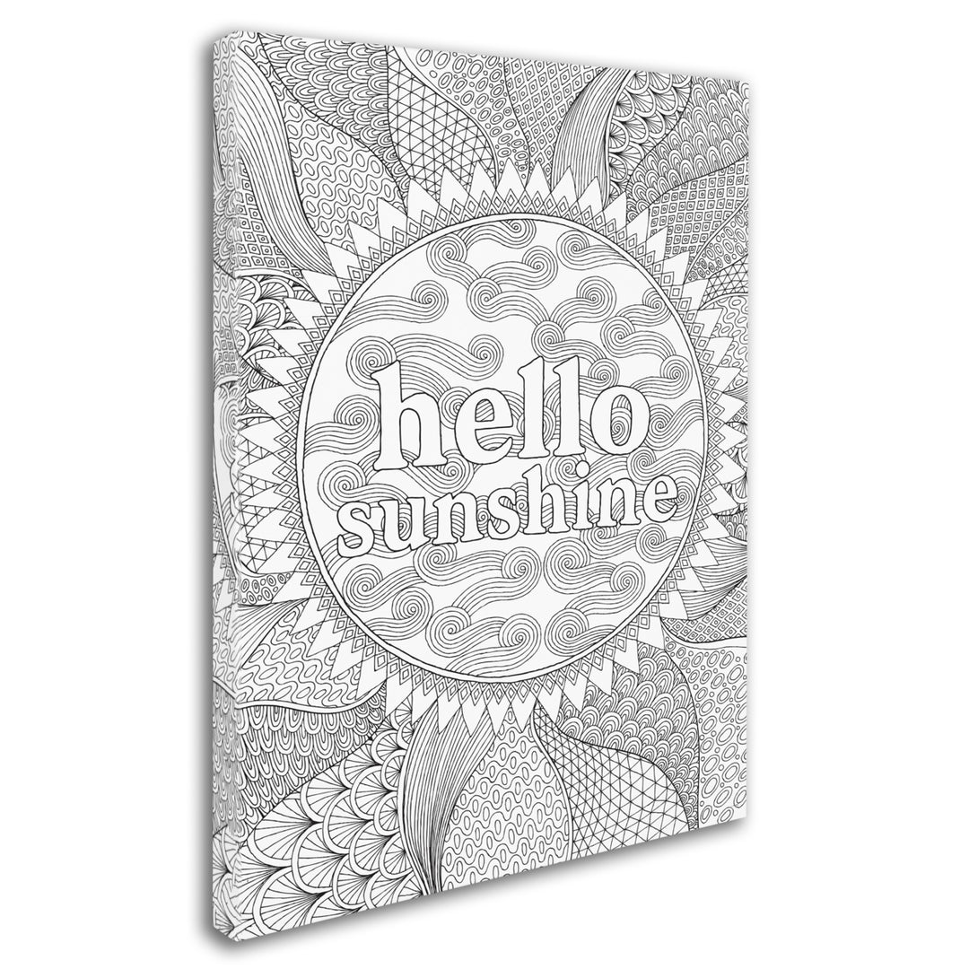 Hello Angel Hello Sunshine 14 x 19 Canvas Art Image 3