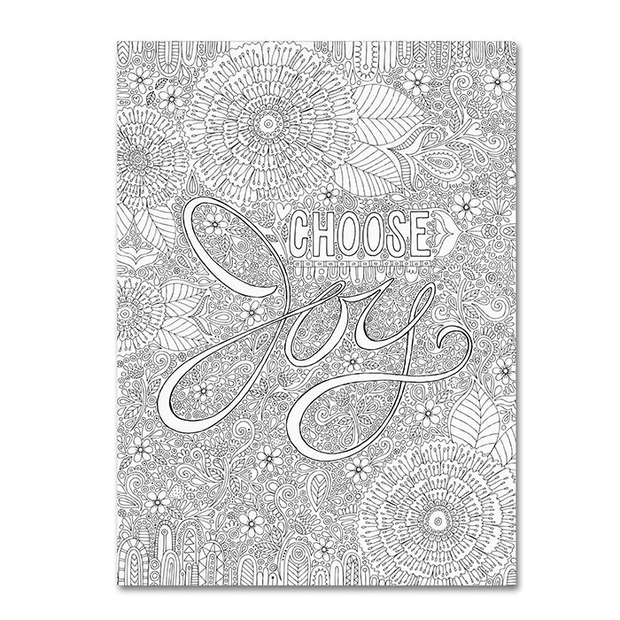 Hello Angel Choose Joy 14 x 19 Canvas Art Image 1