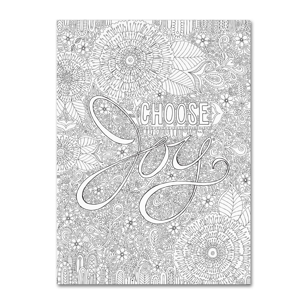 Hello Angel Choose Joy 14 x 19 Canvas Art Image 2