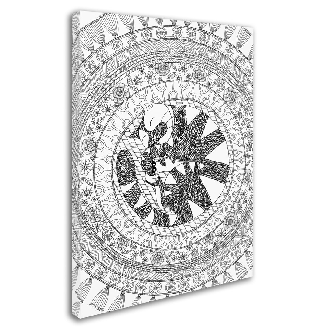 Hello Angel Sleepyhead Outlines 14 x 19 Canvas Art Image 3