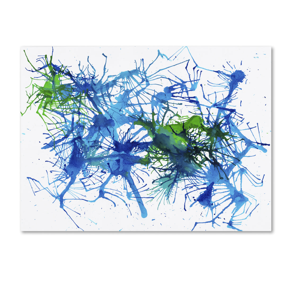 Hello Angel Splatters 1 14 x 19 Canvas Art Image 2