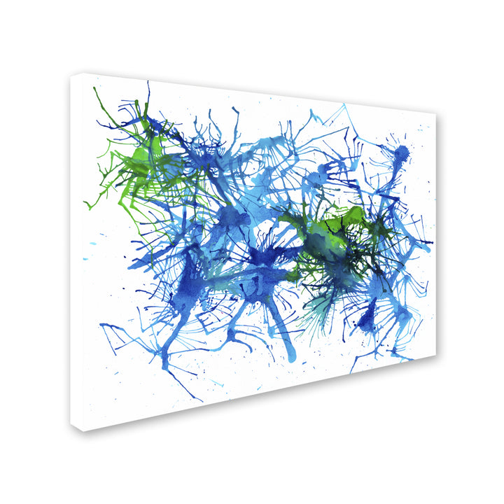 Hello Angel Splatters 1 14 x 19 Canvas Art Image 3