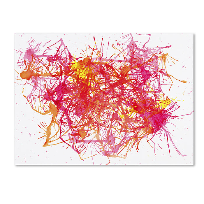 Hello Angel Splatters 2 14 x 19 Canvas Art Image 1